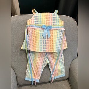 Colorful Polka Dot Toddler Outfit